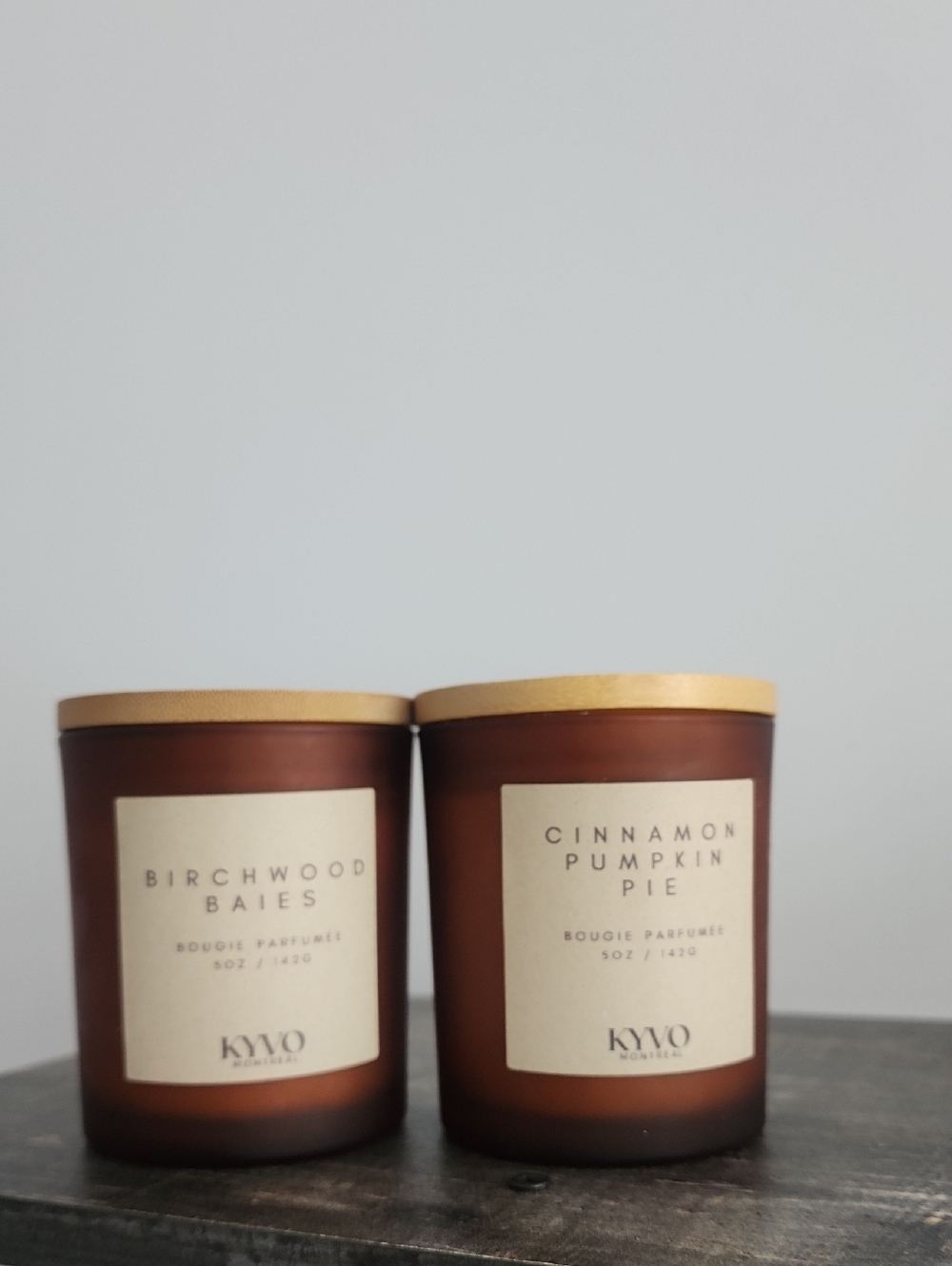 KYVO Scented Candles Clean Vegan Duo
